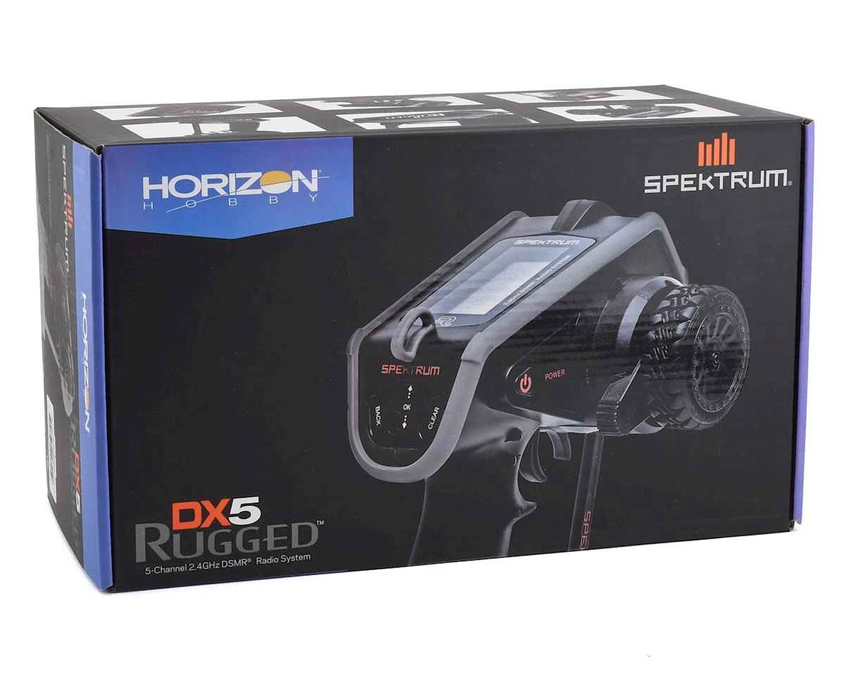 Spektrum RC DX5 Rugged 5-Channel DSMR Surface Radio w/SR515 Receiver 5 Spektrum RC DX5 Rugged 5-Channel DSMR Surface Radio w/SR515 Receiver - Image 3