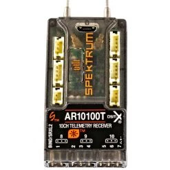 Spektrum RC AR10100T 10-Channel DSMX Telemetry Receiver -Spektrum RC shop spmar10100t 5