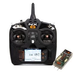 Spektrum RC NX6 2.4GHz DSMX 6-Channel Radio System (Transmitter Only) -Spektrum RC shop spmr6775 3