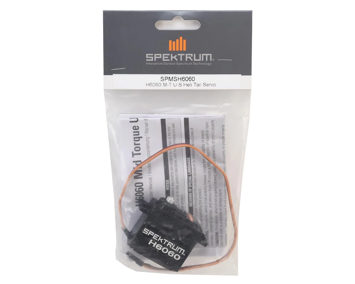 Spektrum RC H6060 Mid-Torque Ultra-Speed Helicopter Tail Servo 5 Spektrum RC H6060 Mid-Torque Ultra-Speed Helicopter Tail Servo - Image 3