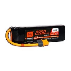 Spektrum RC 4S Smart G2 LiPo 50C Battery Pack (14.8V/2200mAh) w/IC3 Connector -Spektrum RC shop spmx224s50 2