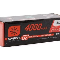 Spektrum RC 6S Smart G2 LiPo 50C Battery Pack (22.2V/4000mAh) w/IC5 Connector -Spektrum RC shop spmx46s50 1