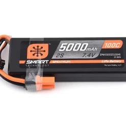 Spektrum RC 2S Smart LiPo Hard Case 100C Battery Pack (7.4V/5000mAh) w/IC5 Connector