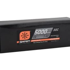 Spektrum RC 2S Smart LiPo Hard Case Battery Pack w/IC5 Connector (7.4V/5000mAh) -Spektrum RC shop spmx50002s30h5 1