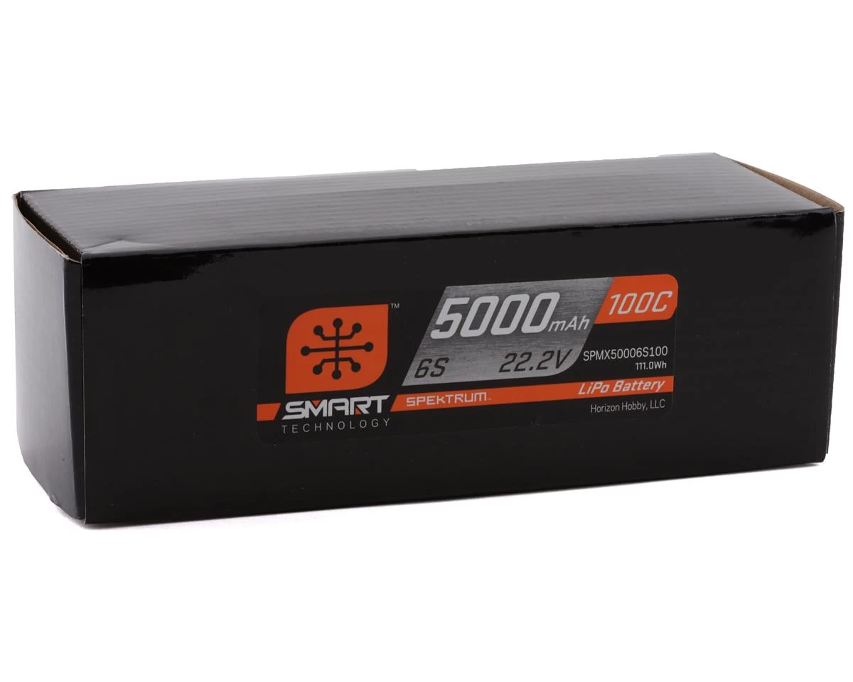 Spektrum RC 6S Smart LiPo 100C Battery Pack w/IC5 Connector (22.2V/5000mAh) 4 Spektrum RC 6S Smart LiPo 100C Battery Pack w/IC5 Connector (22.2V/5000mAh) - Image 2