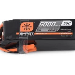 Spektrum RC 6S Smart 50C LiPo Battery Pack w/IC5 Connector (22.2V/5000mAh)