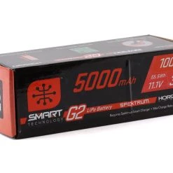 Spektrum RC 3S Smart G2 LiPo 100C Battery Pack (11.1V/5000mAh) w/IC5 Connector 5 Spektrum RC 3S Smart G2 LiPo 100C Battery Pack (11.1V/5000mAh) w/IC5 Connector -Spektrum RC shop spmx53s100h5 1