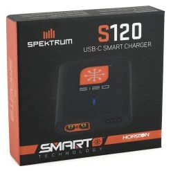 Spektrum RC S120 USB-C Smart Charger (3S/20W) -Spektrum RC shop spmxc1020 3