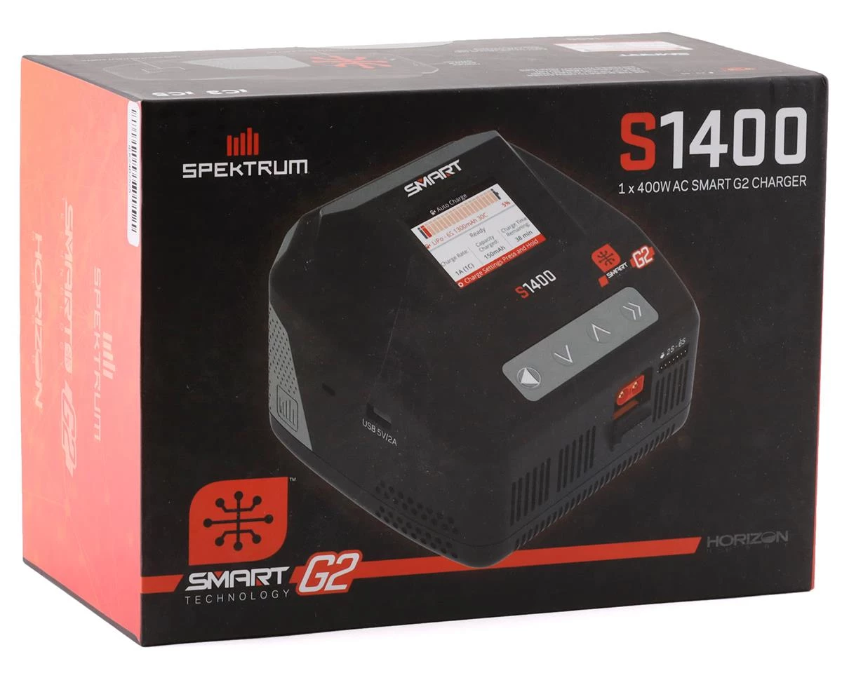 Spektrum RC S1400 G2 AC LiPo Smart Charger (6S/20A/400W) 6 Spektrum RC S1400 G2 AC LiPo Smart Charger (6S/20A/400W) - Image 4