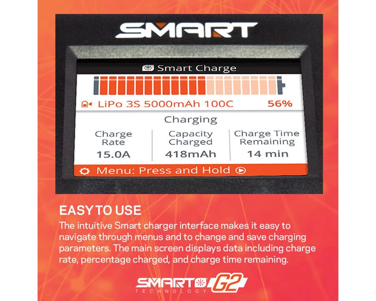 Spektrum RC Smart G2 PowerStage 8S Bundle w/Two 4S Smart LiPo Batteries (5000mAh) 6 Spektrum RC Smart G2 PowerStage 8S Bundle w/Two 4S Smart LiPo Batteries (5000mAh) - Image 4