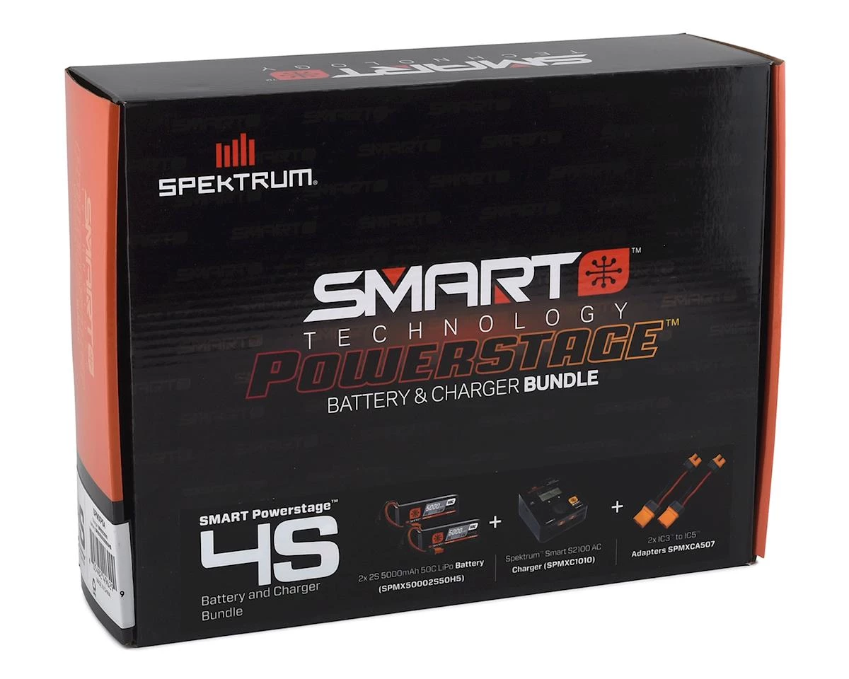 Spektrum RC Smart PowerStage 4S Bundle w/Two 2S Smart LiPo Hard Case Batteries (5000mAh) 8 Spektrum RC Smart PowerStage 4S Bundle w/Two 2S Smart LiPo Hard Case Batteries (5000mAh) - Image 6