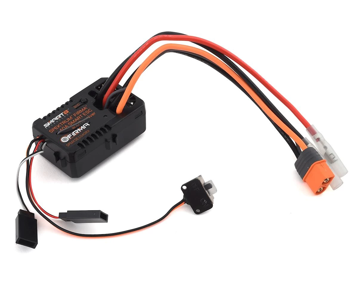 Spektrum RC Firma 40 Amp Brushed Smart 2-in-1 ESC & Receiver 3 Spektrum RC Firma 40 Amp Brushed Smart 2-in-1 ESC & Receiver