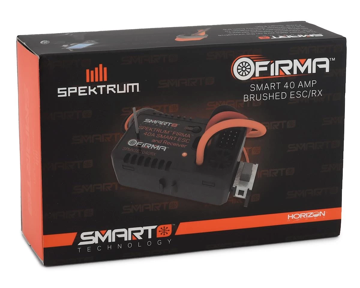 Spektrum RC Firma 40 Amp Brushed Smart 2-in-1 ESC & Receiver 5 Spektrum RC Firma 40 Amp Brushed Smart 2-in-1 ESC & Receiver - Image 3