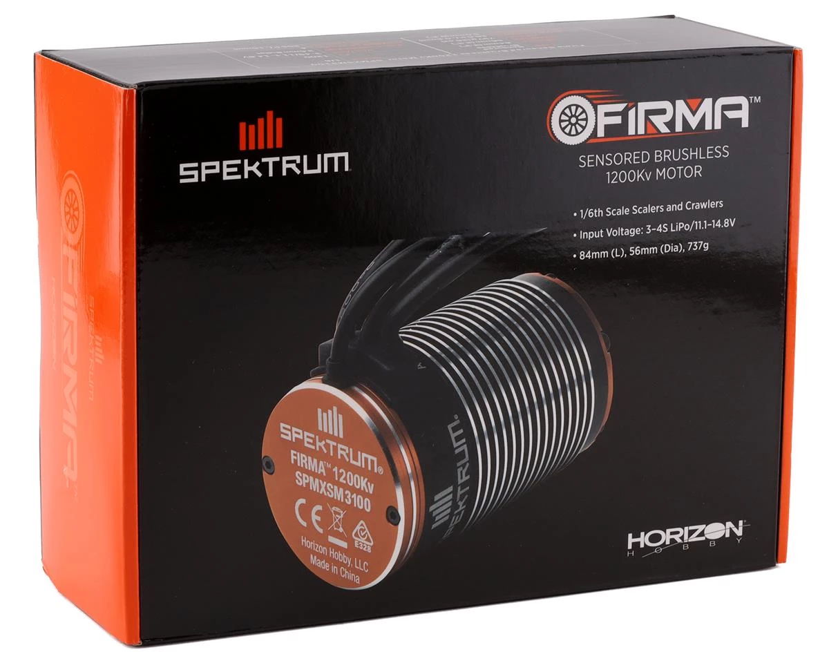 Spektrum RC Firma 1/6 BL Sensored Crawler Motor (1200Kv) 5 Spektrum RC Firma 1/6 BL Sensored Crawler Motor (1200Kv) - Image 3